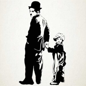 Chaplin y chico