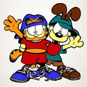 Garfield y Oddie